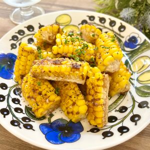 のりのり🐾🎀🤍の作ってみた!投稿(【香ばしマヨ醤油焼きとうもろこし】ごま油がポイント♪)