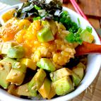 火を使わないごはん☆コクとうま味ましましアボたまチーズ丼