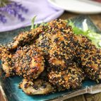 鶏むね肉で！プチプチごまチキン