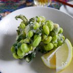 枝豆と大葉のかき揚げ