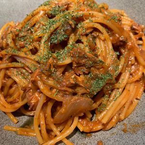 bo-zu3の作ってみた!投稿(ワンパンで！さば缶トマトパスタ【子供も喜ぶお魚レシピ】)