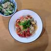 かおちゃんの作ってみた!投稿(トマトの旨味がスゴイ！『麻婆トマト春雨』)