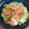 白いごはんがすすむ!塩鮭とキャベツのみそ炒め