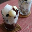 あずきと豆腐白玉のチェー