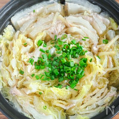 メイン食材2つだけ！白菜ミルフィーユ鍋