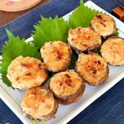 じゅわ〜っと広がる旨味♡丸ごと椎茸の味噌マヨトースター焼き