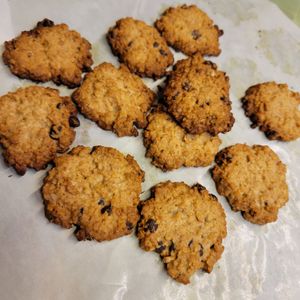 631107の作ってみた!投稿(オートミールのチョコチップクッキー)