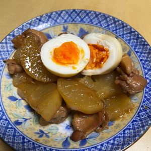 柚月の作ってみた!投稿(誰でも簡単！味しみ《こってり♡鶏たま大根》)