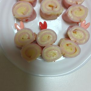 marine55の作ってみた!投稿(くるくるハムチーズ【お弁当・ミニおかず】)