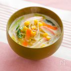 ちゃんぽん風みそ汁_カット野菜で楽ちん&ボリューム満点!