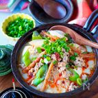 【豆腐たっぷり豆乳担々スープ】からだぽかぽか＊おかずスープ