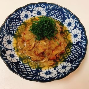 りんの作ってみた!投稿(鶏むね肉のなめこおろしあんかけ)