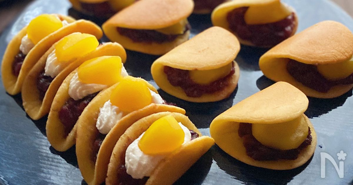 ホットケーキミックスで作る！色々ミニ栗どら焼き | レシピサイトNadia