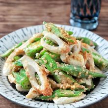 【オクラとちくわの胡麻和え】基本のごま和え衣