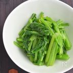 【すぐできる】かぶの葉からし醤油漬け
