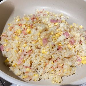 1278535の作ってみた!投稿(【絶品たまご炒飯】具材は卵と長ねぎだけ/簡単にぱらぱら)