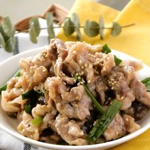 【レンジで５分】材料２つ💛豚こまのねぎポン蒸し