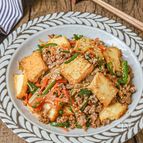 ご飯が進む！栄養満点◎【厚揚げとひき肉のプルコギ風甘辛炒め】