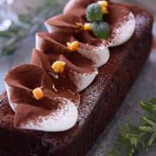 とろ生食感＊生チョコ淡雪スフレケーキ＊