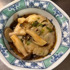 1422953の作ってみた!投稿(レンジで料亭風。おくら入り海老しんじょう)