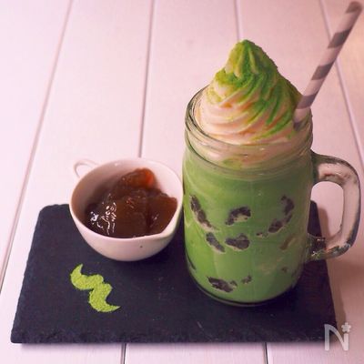 わらび餅入り☆抹茶フラペチーノ