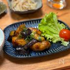 鶏肉と茄子の黒酢あん