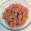 【包丁も火も使わない!】ひき肉のコンソメチーズ焼きの工程1
