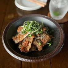 秋の味覚◎【ザクふわ！さんまと梅ダレの香味揚げ】