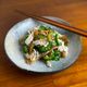 【鶏ささみの搾菜和え】太りにくいおつまみでお酒を美味しく。