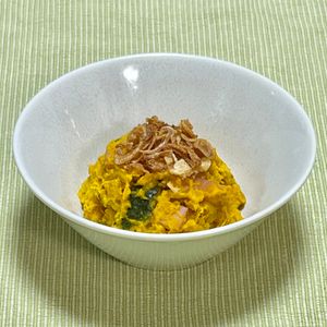 キャピタンの作ってみた!投稿(【レンジで簡単副菜】かぼちゃとベーコンマヨサラダ)