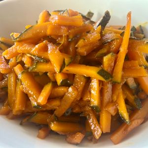 Shinoの作ってみた!投稿(ご飯に合う！やみつき常備菜『かぼちゃの甘辛きんぴら』)