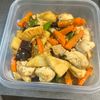 みらりの作ってみた!投稿(たけのこと春野菜と鶏むね肉のオイスター炒め)