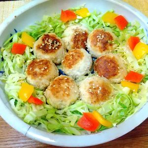 チョロリスの作ってみた!投稿(【春の皮なししゅうまい】たけのこ×キャベツのワンパンおかず！)