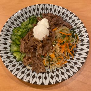 隆太の作ってみた!投稿(癖になるおいしさ！『ビビンバ風冷やしぶっかけうどん』)