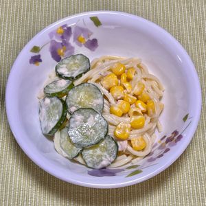 キャピタンの作ってみた!投稿(【ツナマヨスパゲティサラダ】包丁いらずで超簡単！)