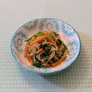𝔂𝓾𝓶𝓲🍓の作ってみた!投稿(糸こんにゃくとほうれん草のごま味噌炒め)