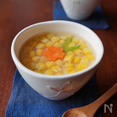 コーンあんかけ茶わん蒸し
