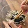 わかめとしらすのさわやかレモン醤油の工程2