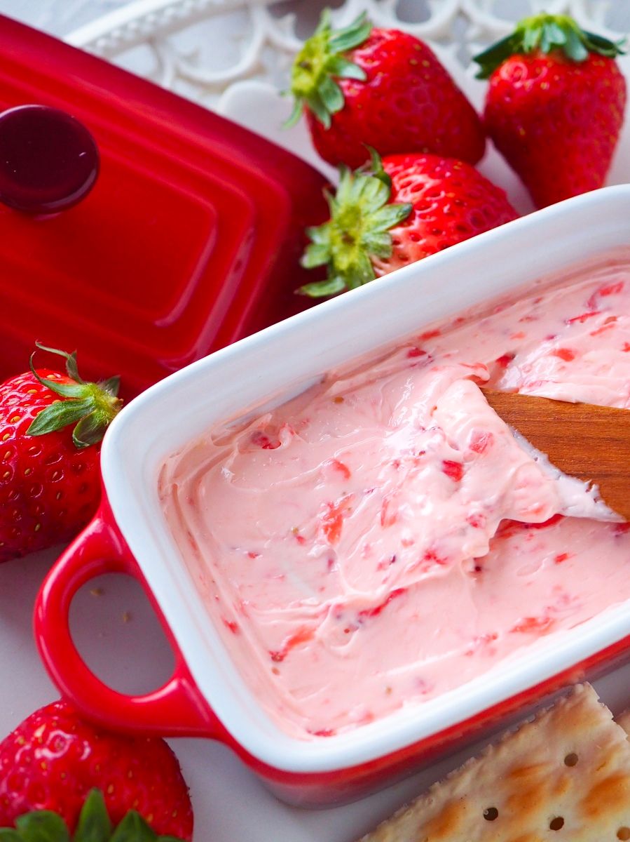 ストロベリーピーナッツバターパイのレシピ