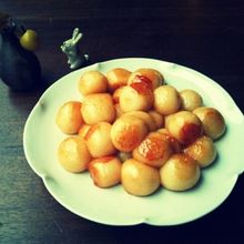 焦がし醤油のお月見団子♪