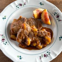 ご飯がすすむ！いちじくソースの甘辛トンテキ