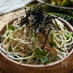 居酒屋風《大根のにんにく味噌マヨサラダ》
