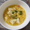 ☆htm☆の作ってみた!投稿(崩し豆腐のとろみカニ玉スープ)