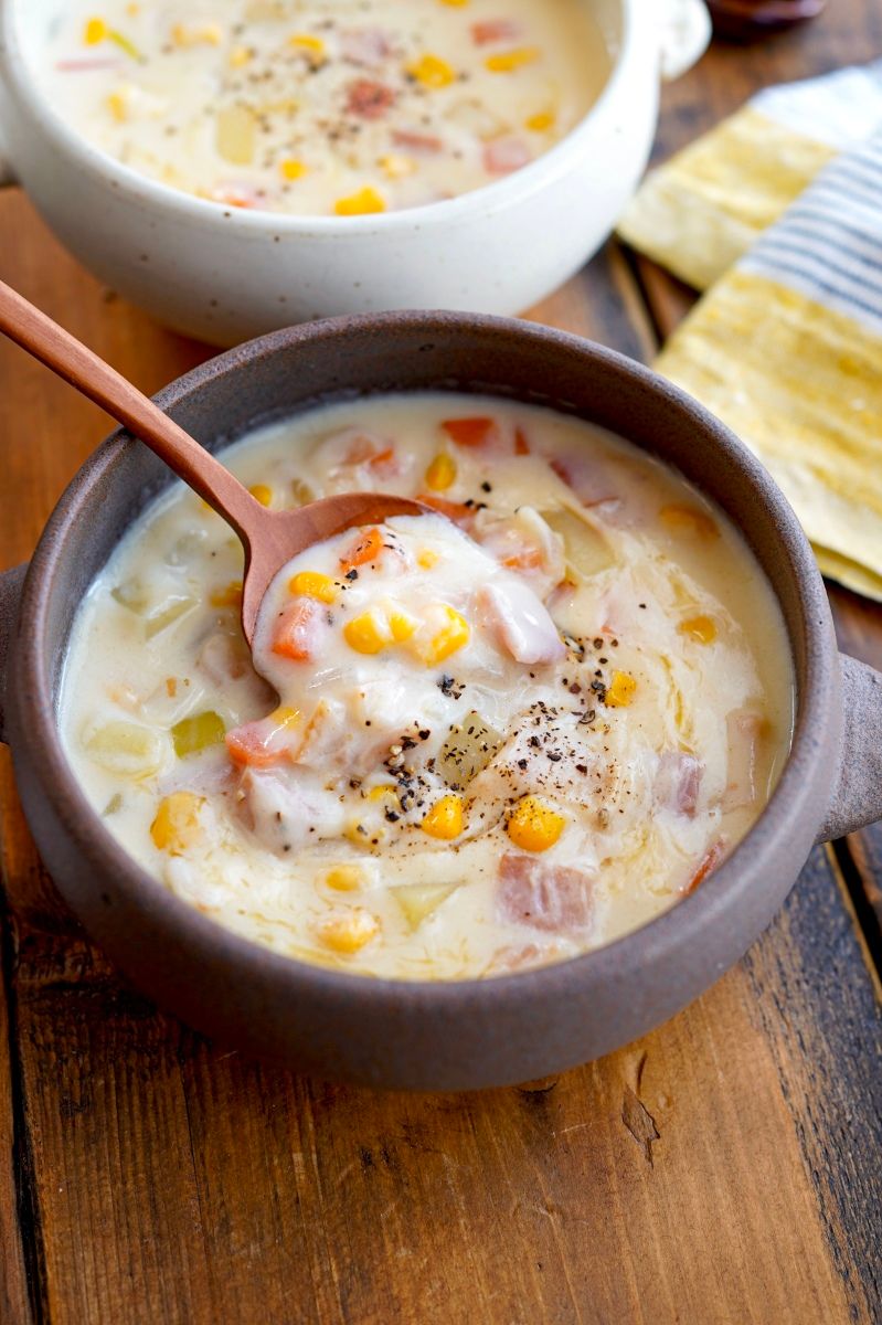 濃厚 具だくさんコーンチャウダー 旨み 甘みたっぷり レシピサイト Nadia ナディア プロの料理家のおいしいレシピ