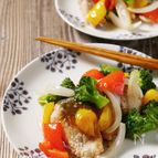 鯖の野菜あんかけ