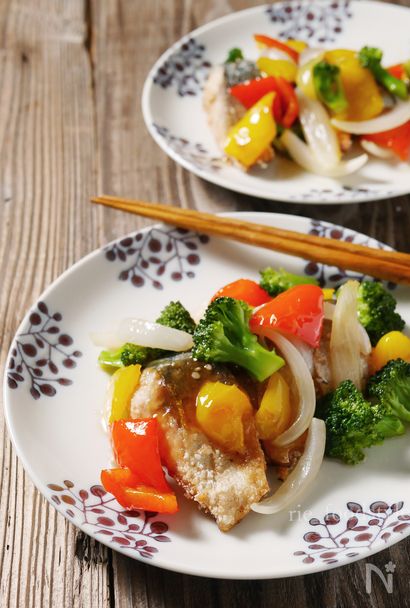 鯖の野菜あんかけ