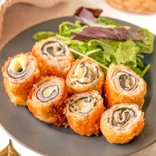 揚げ焼きで簡単✨とろける絶品♡【海苔チーズとんかつ】
