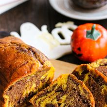 焼くまで10分♪ハロウィンにも♡【かぼちゃのパウンドケーキ】