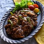 簡単！美味しい♡牛肉のケチャップ炒め