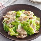 【春キャベツと豚肉の柚子胡椒バター】マンネリ解消栄養レシピ